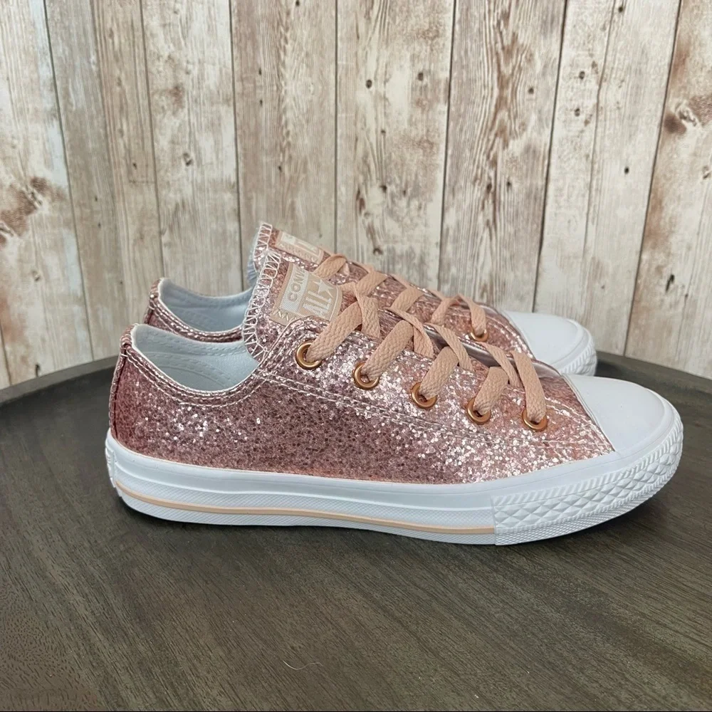 Converse CTAS Ox Dust Pink Sneaker Size 6 Infant